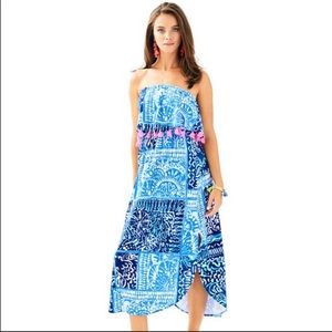 Lilly Pulitzer Midi Dress, XXS, NWT